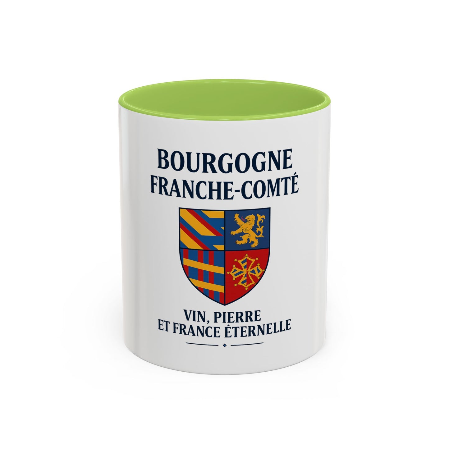 🏰 Mug  Bourgogne-Franche-Comté – Terre des Rois, Enfants de la République