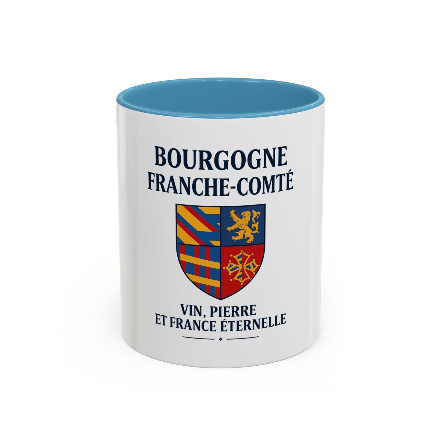 🏰 Mug  Bourgogne-Franche-Comté – Terre des Rois, Enfants de la République