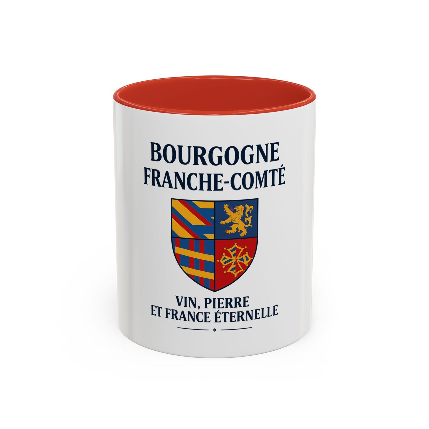 🏰 Mug  Bourgogne-Franche-Comté – Terre des Rois, Enfants de la République