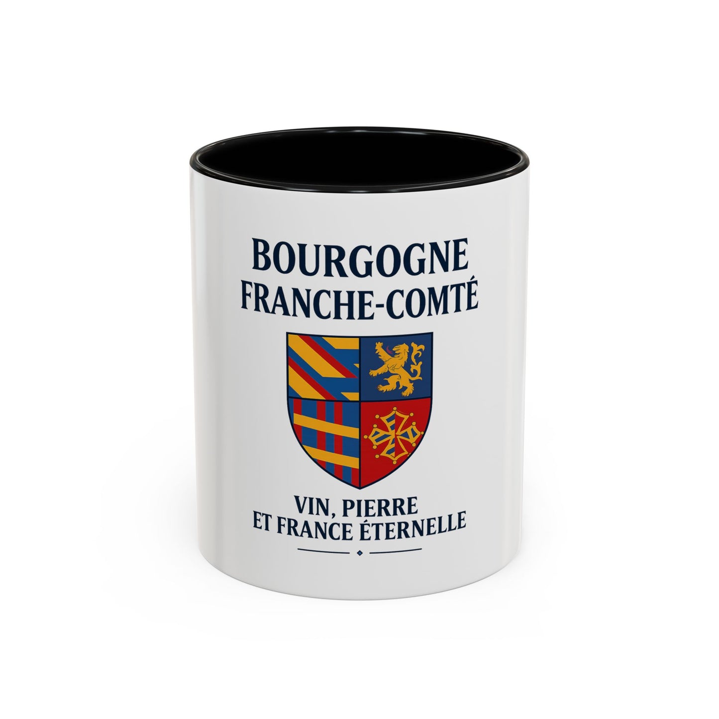 🏰 Mug  Bourgogne-Franche-Comté – Terre des Rois, Enfants de la République