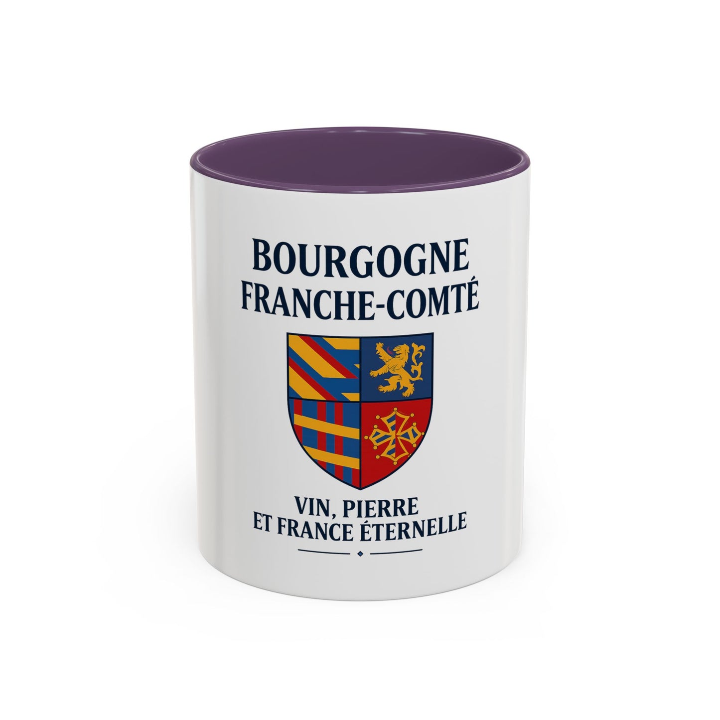🏰 Mug  Bourgogne-Franche-Comté – Terre des Rois, Enfants de la République